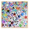 Beistle Pack of 6 Multicolor Pretty Party Star Confetti Bags 0.5 oz.